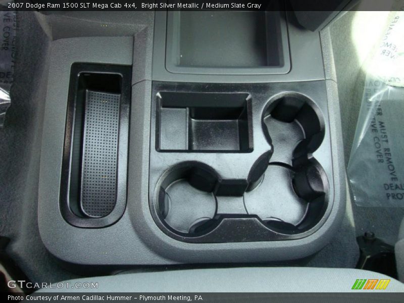 Bright Silver Metallic / Medium Slate Gray 2007 Dodge Ram 1500 SLT Mega Cab 4x4