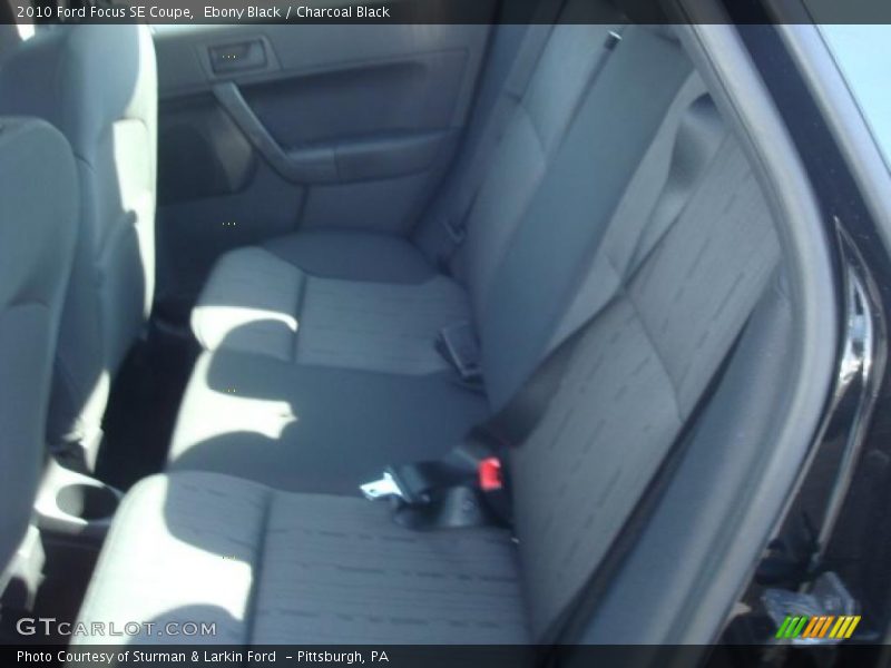 Ebony Black / Charcoal Black 2010 Ford Focus SE Coupe