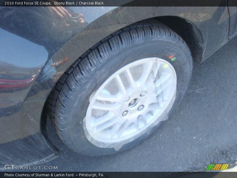 Ebony Black / Charcoal Black 2010 Ford Focus SE Coupe