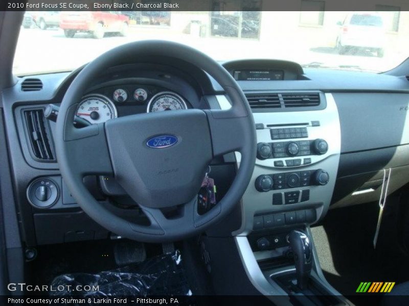 Ebony Black / Charcoal Black 2010 Ford Focus SE Coupe