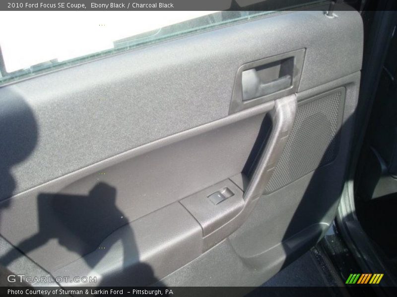 Ebony Black / Charcoal Black 2010 Ford Focus SE Coupe