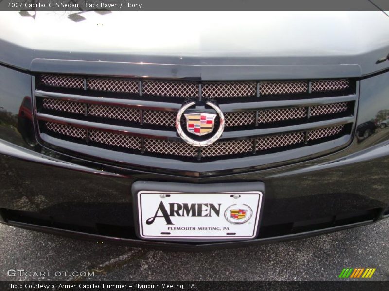 Black Raven / Ebony 2007 Cadillac CTS Sedan