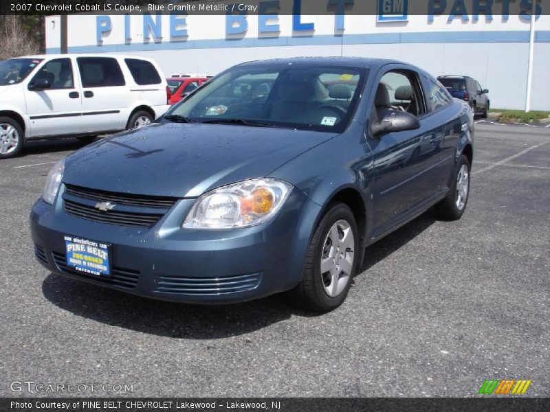 Blue Granite Metallic / Gray 2007 Chevrolet Cobalt LS Coupe