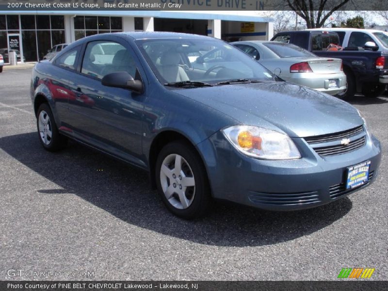 Blue Granite Metallic / Gray 2007 Chevrolet Cobalt LS Coupe