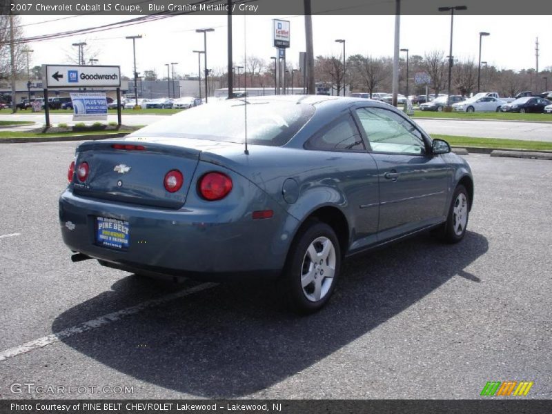 Blue Granite Metallic / Gray 2007 Chevrolet Cobalt LS Coupe