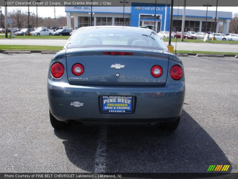 Blue Granite Metallic / Gray 2007 Chevrolet Cobalt LS Coupe