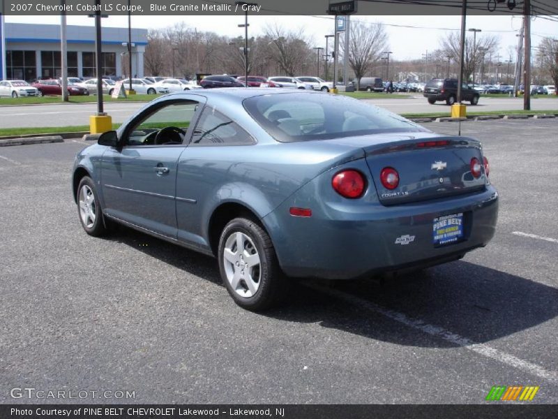 Blue Granite Metallic / Gray 2007 Chevrolet Cobalt LS Coupe
