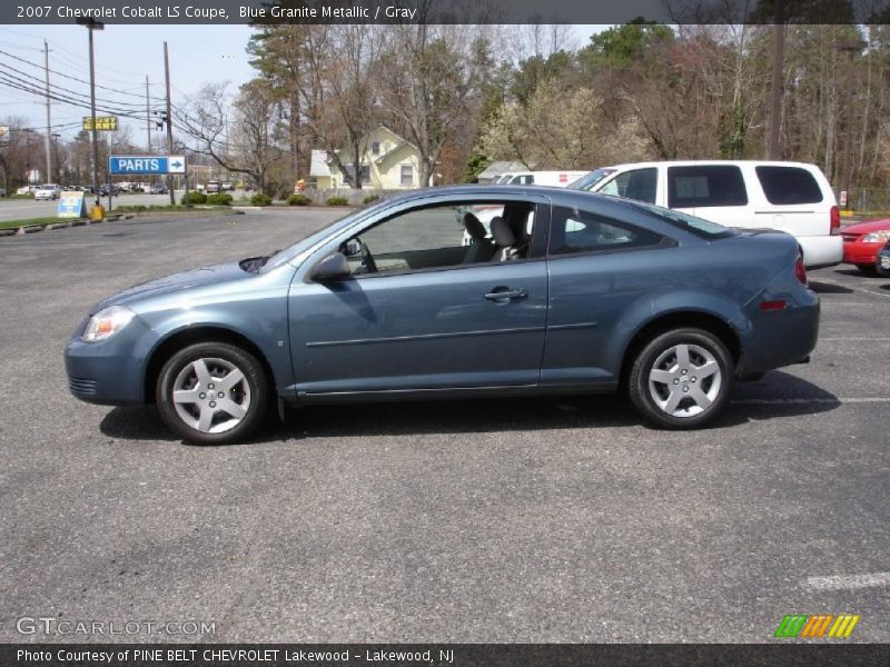 Blue Granite Metallic / Gray 2007 Chevrolet Cobalt LS Coupe