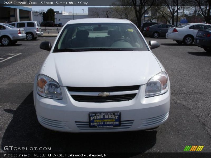 Summit White / Gray 2006 Chevrolet Cobalt LS Sedan