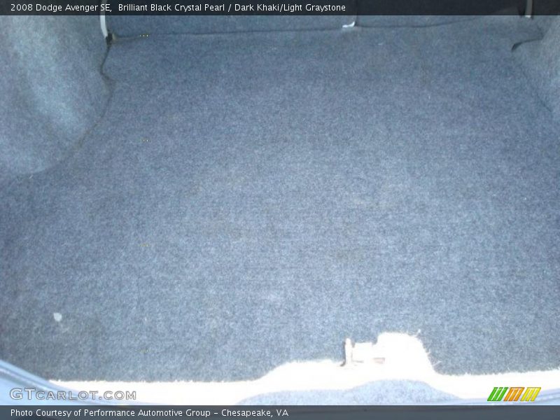 Brilliant Black Crystal Pearl / Dark Khaki/Light Graystone 2008 Dodge Avenger SE