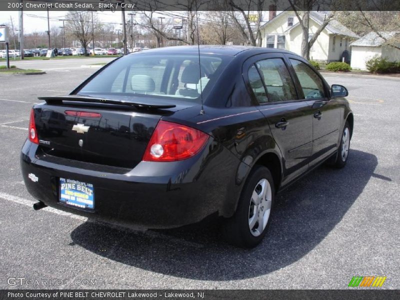 Black / Gray 2005 Chevrolet Cobalt Sedan