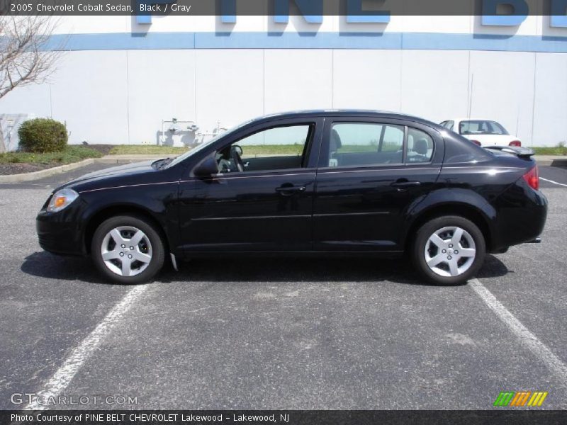 Black / Gray 2005 Chevrolet Cobalt Sedan
