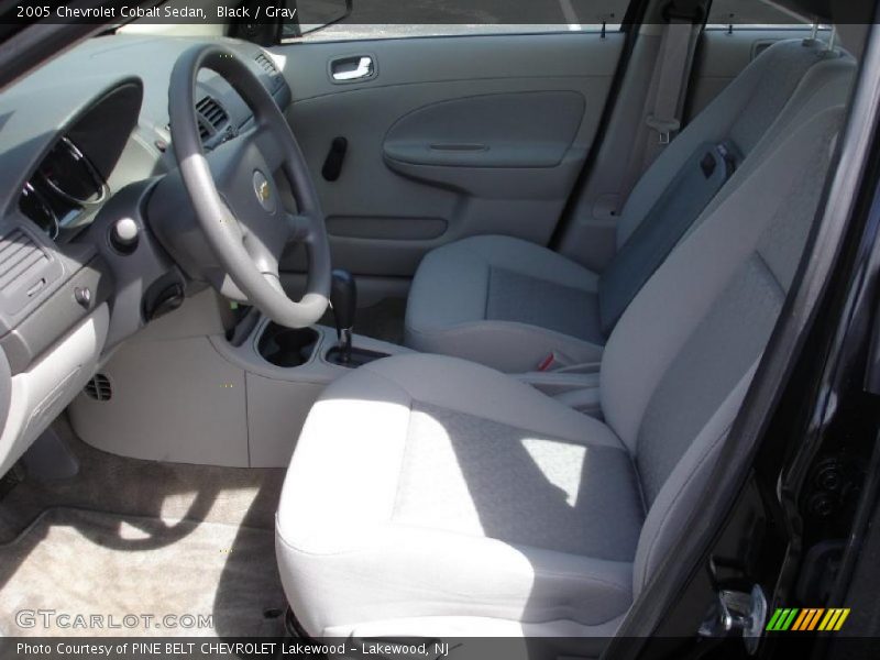 Black / Gray 2005 Chevrolet Cobalt Sedan