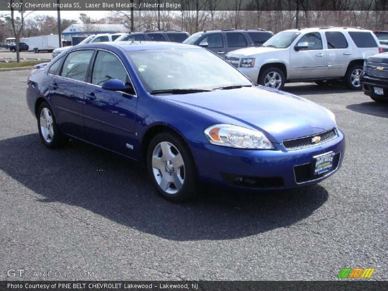 Laser Blue Metallic / Neutral Beige 2007 Chevrolet Impala SS