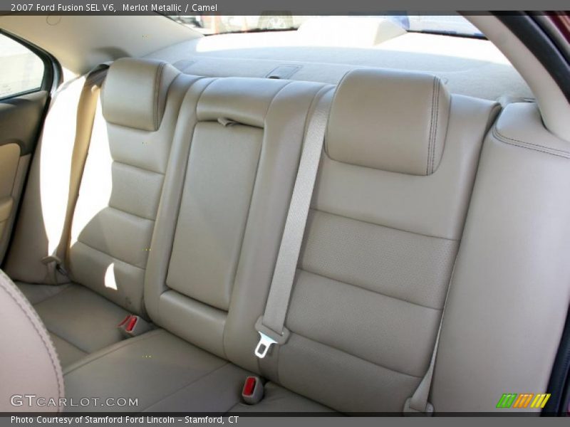 Merlot Metallic / Camel 2007 Ford Fusion SEL V6