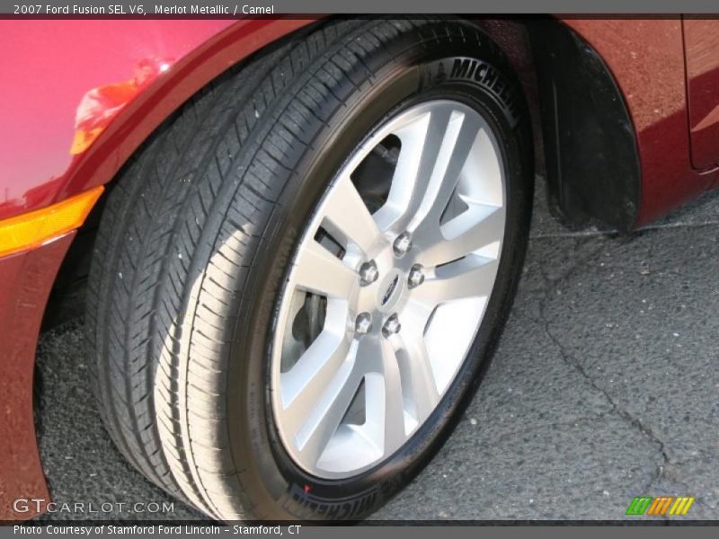 Merlot Metallic / Camel 2007 Ford Fusion SEL V6