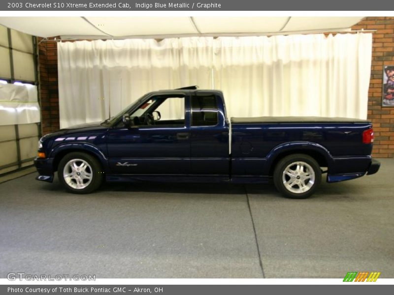 Indigo Blue Metallic / Graphite 2003 Chevrolet S10 Xtreme Extended Cab