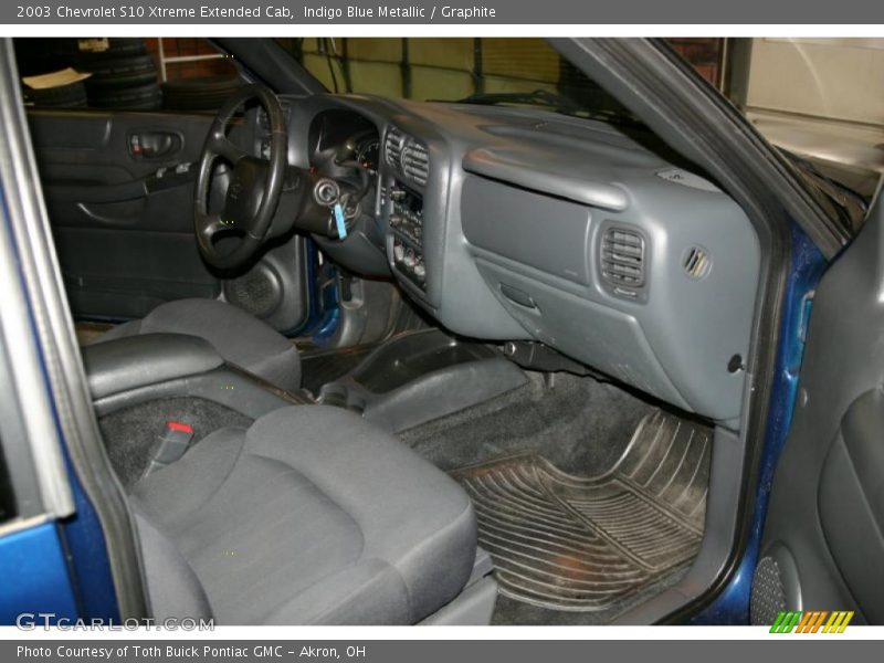 Indigo Blue Metallic / Graphite 2003 Chevrolet S10 Xtreme Extended Cab
