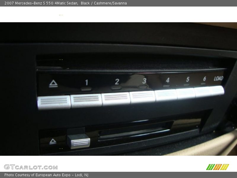 Black / Cashmere/Savanna 2007 Mercedes-Benz S 550 4Matic Sedan