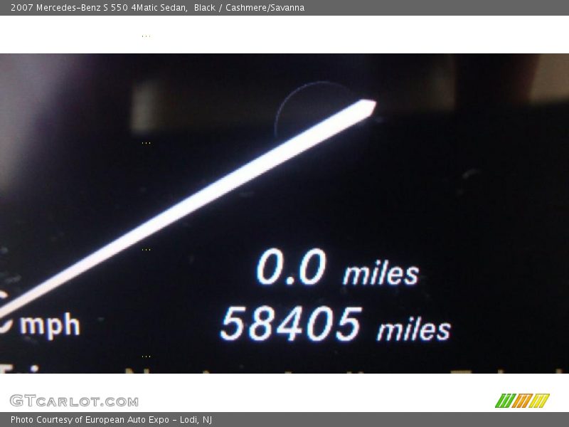 Black / Cashmere/Savanna 2007 Mercedes-Benz S 550 4Matic Sedan