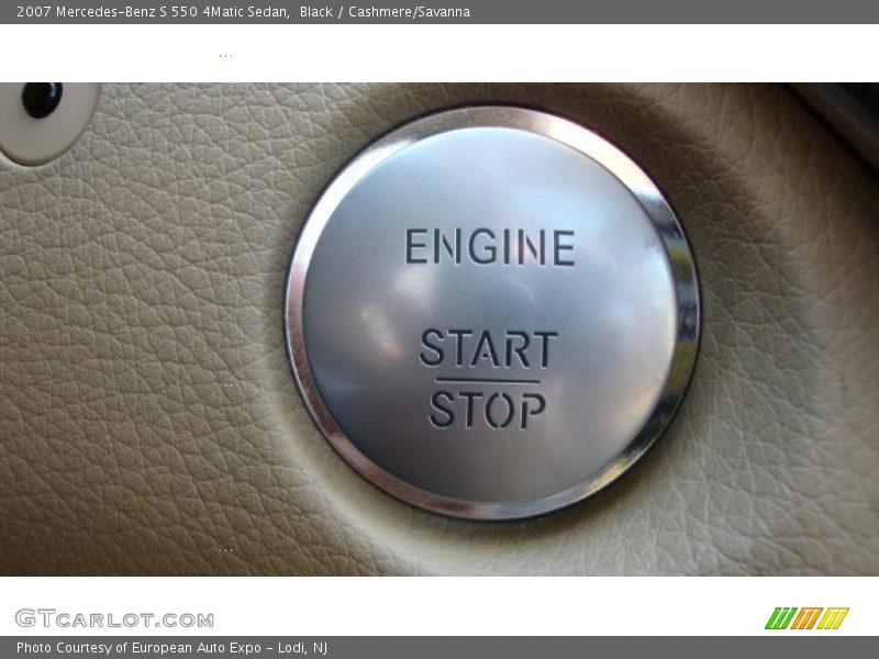 Black / Cashmere/Savanna 2007 Mercedes-Benz S 550 4Matic Sedan