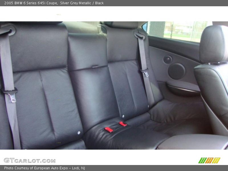 Silver Grey Metallic / Black 2005 BMW 6 Series 645i Coupe