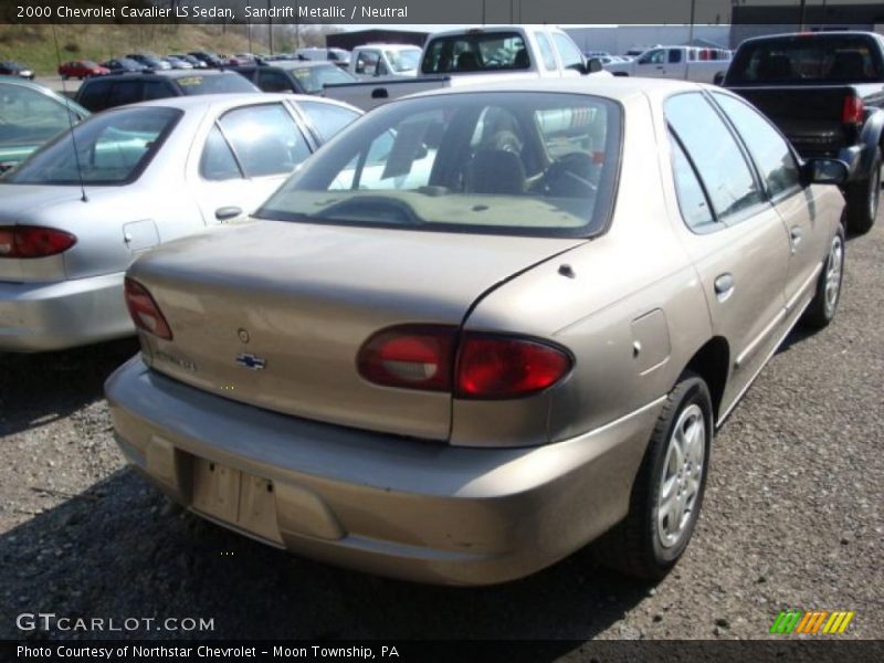 Sandrift Metallic / Neutral 2000 Chevrolet Cavalier LS Sedan