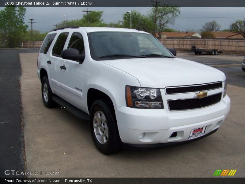 Summit White / Ebony 2009 Chevrolet Tahoe LS