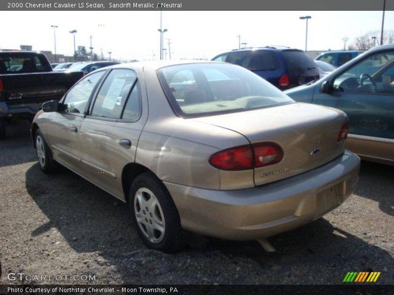 Sandrift Metallic / Neutral 2000 Chevrolet Cavalier LS Sedan