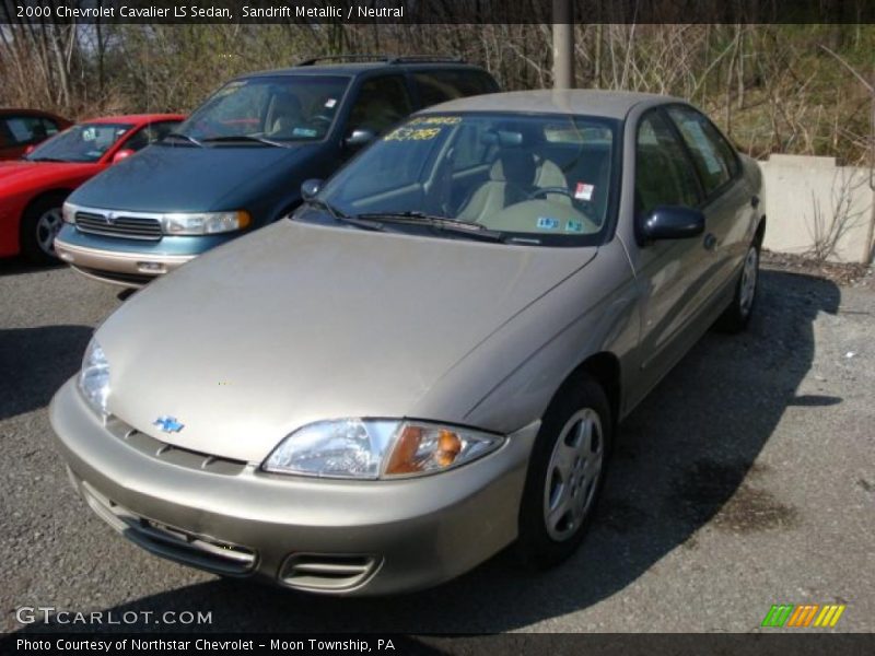 Sandrift Metallic / Neutral 2000 Chevrolet Cavalier LS Sedan