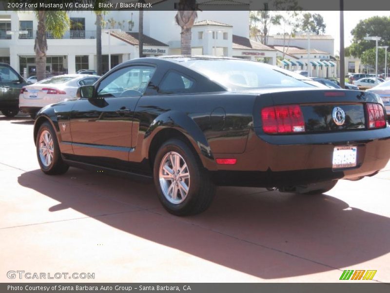 Black / Black/Black 2009 Ford Mustang V6 Coupe