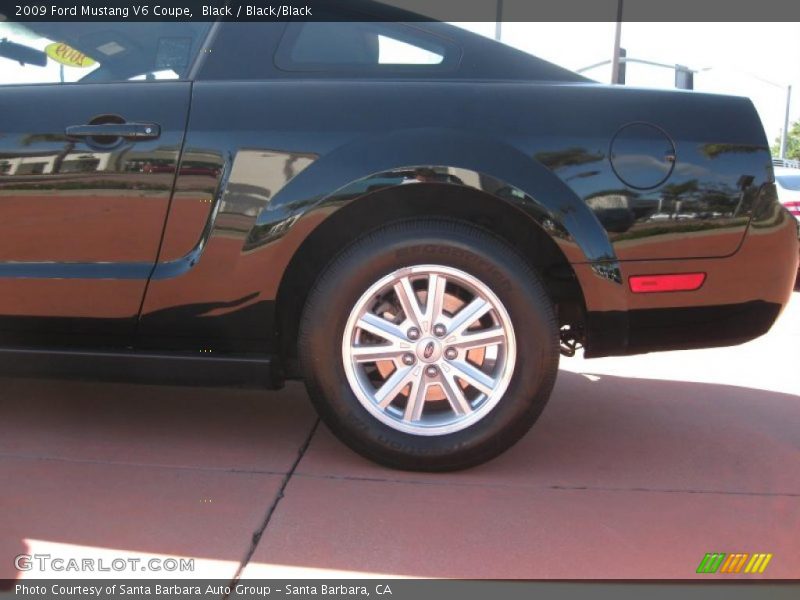 Black / Black/Black 2009 Ford Mustang V6 Coupe