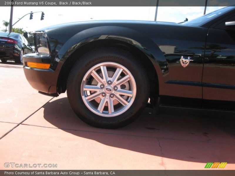 Black / Black/Black 2009 Ford Mustang V6 Coupe