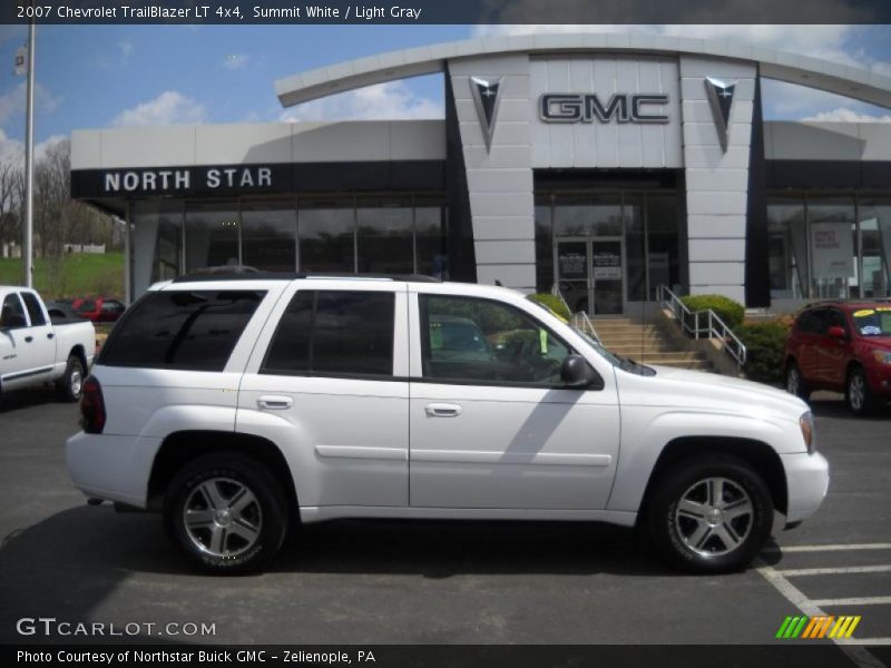 Summit White / Light Gray 2007 Chevrolet TrailBlazer LT 4x4