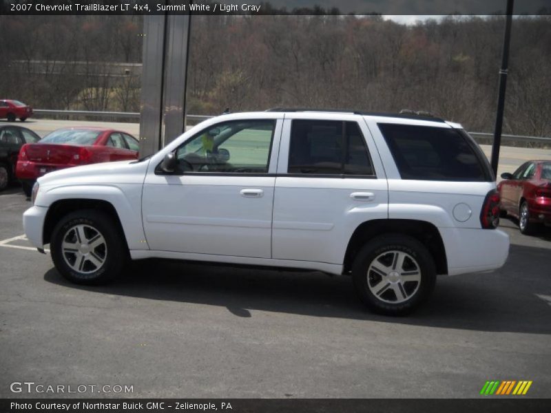 Summit White / Light Gray 2007 Chevrolet TrailBlazer LT 4x4