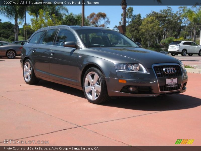 Oyster Grey Metallic / Platinum 2007 Audi A6 3.2 quattro Avant