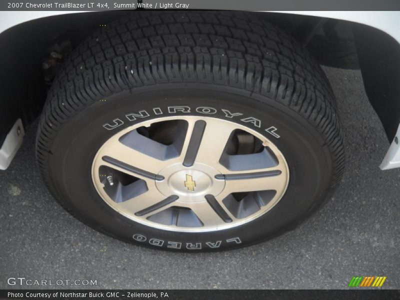 Summit White / Light Gray 2007 Chevrolet TrailBlazer LT 4x4
