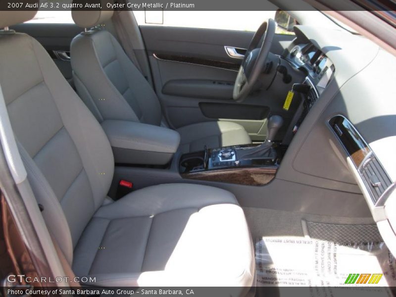 Oyster Grey Metallic / Platinum 2007 Audi A6 3.2 quattro Avant