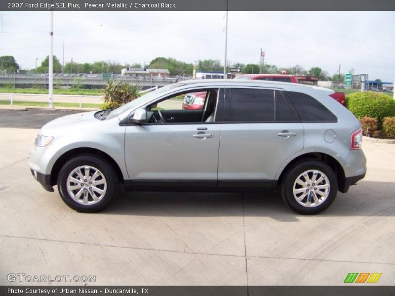 Pewter Metallic / Charcoal Black 2007 Ford Edge SEL Plus