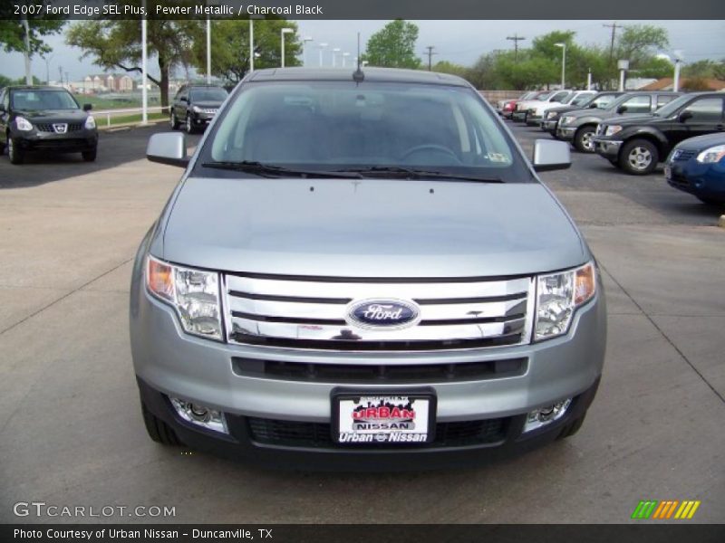 Pewter Metallic / Charcoal Black 2007 Ford Edge SEL Plus