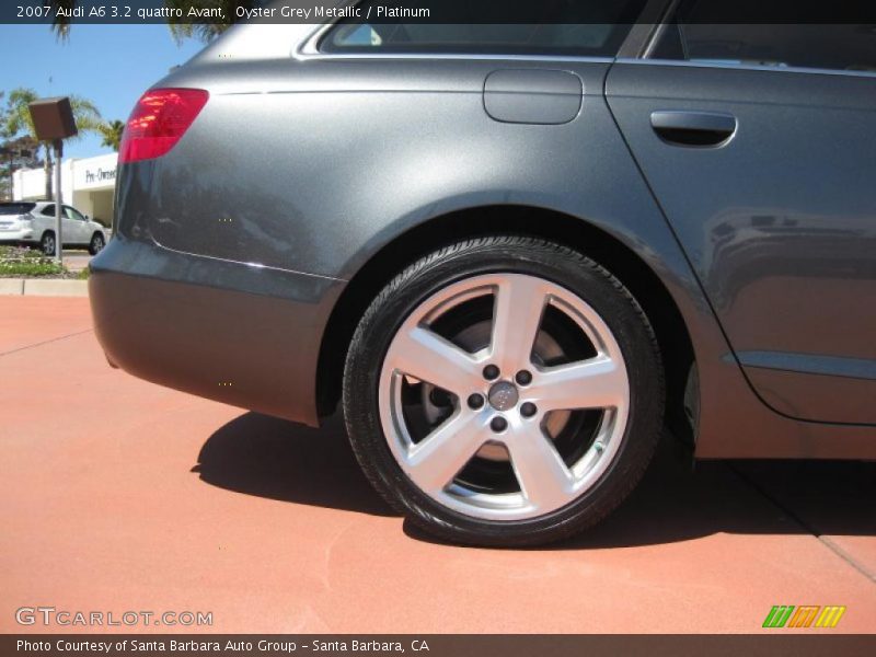 Oyster Grey Metallic / Platinum 2007 Audi A6 3.2 quattro Avant
