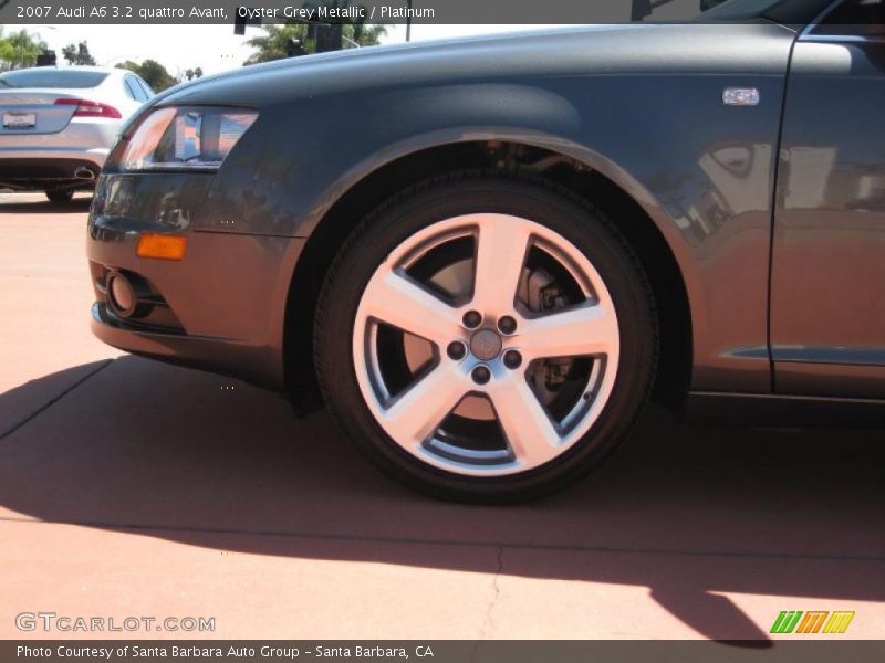 Oyster Grey Metallic / Platinum 2007 Audi A6 3.2 quattro Avant