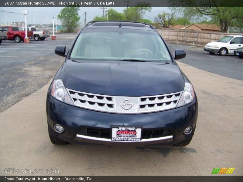 Midnight Blue Pearl / Cafe Latte 2007 Nissan Murano SL AWD