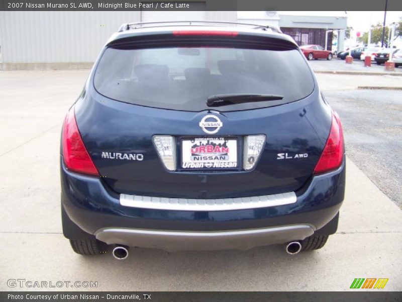 Midnight Blue Pearl / Cafe Latte 2007 Nissan Murano SL AWD