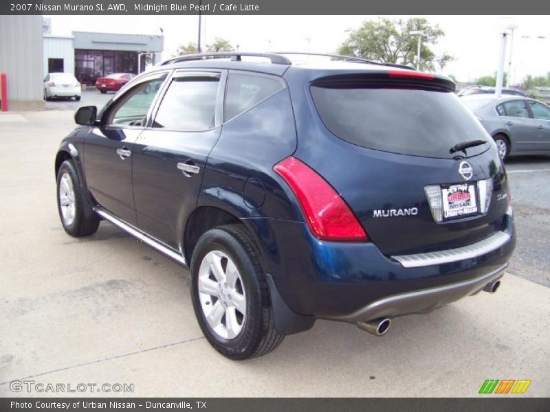 Midnight Blue Pearl / Cafe Latte 2007 Nissan Murano SL AWD
