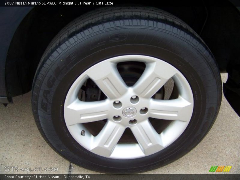 Midnight Blue Pearl / Cafe Latte 2007 Nissan Murano SL AWD