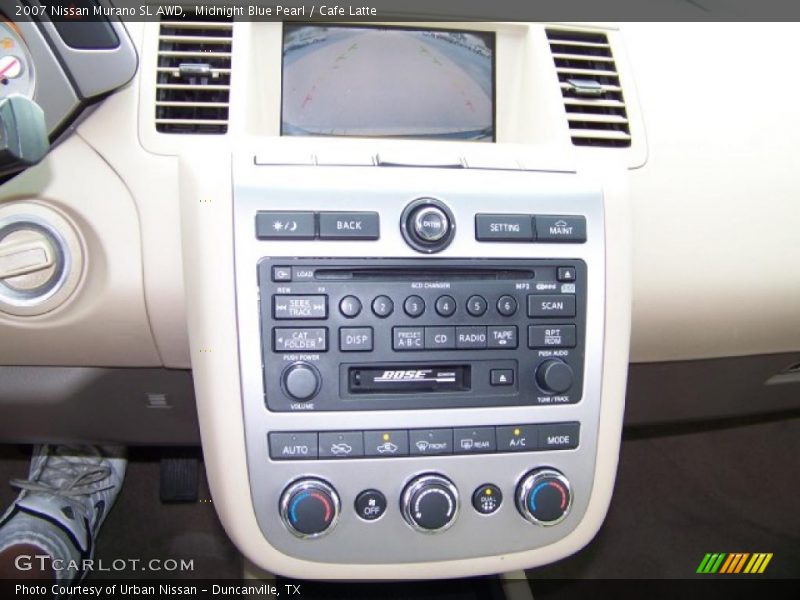 Midnight Blue Pearl / Cafe Latte 2007 Nissan Murano SL AWD