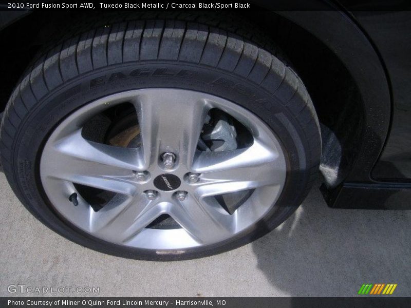 Tuxedo Black Metallic / Charcoal Black/Sport Black 2010 Ford Fusion Sport AWD