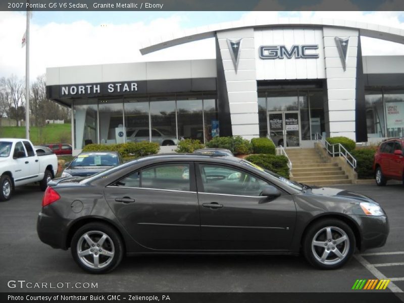 Granite Metallic / Ebony 2007 Pontiac G6 V6 Sedan