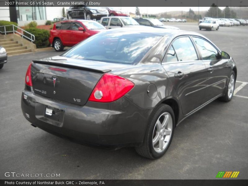 Granite Metallic / Ebony 2007 Pontiac G6 V6 Sedan